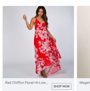 Pink Blush Maternity Dress